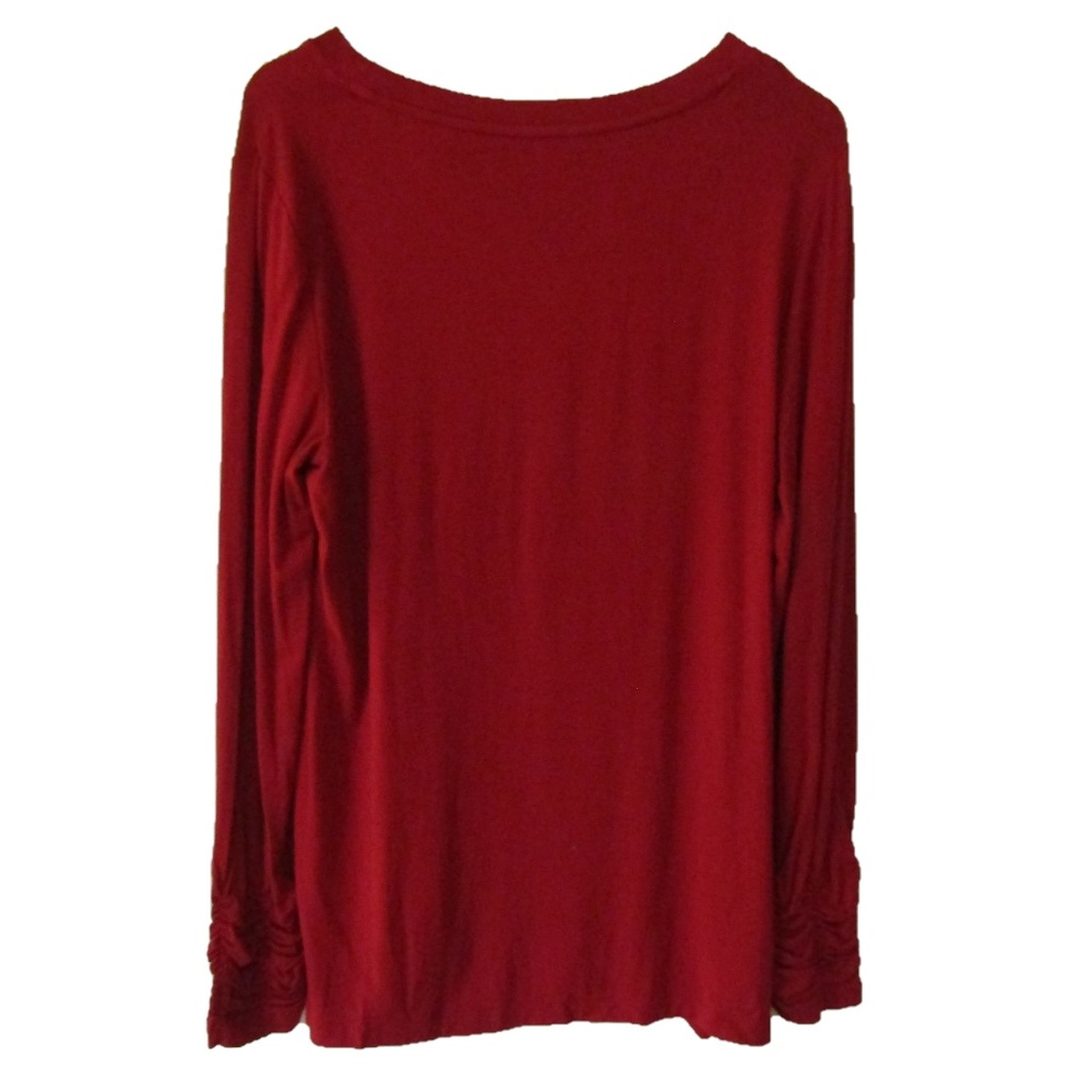 Alfani Red Knit Top